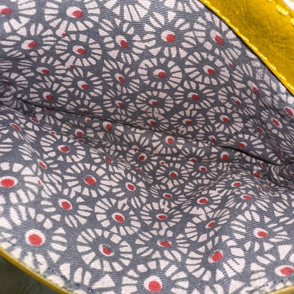 White Stuff Yellow Leather Crossbody EUC - Picture 11 of 12